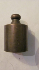 CY - Greutate din bronz marcata, de 100 g, pentru cantar foto