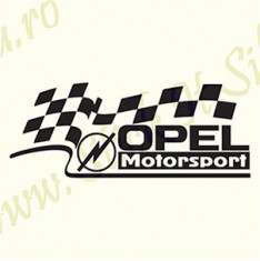 Opel Motorsport_Sticker Auto_TuningCod: CSTA-813 Dim.: 20 cm. x 8 cm. foto