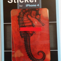 Folie protectie display 3D Sea Horse Apple iPhone 4 / 4S