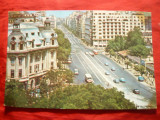 Ilustrata Bdul N.Balcescu inainte de constr. Teatrului National