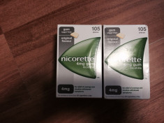2x Nicorette 4 mg Original flavor. 210 gume foto