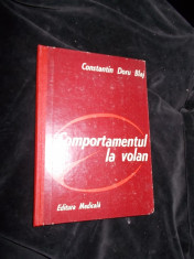 Comportamentul la volan, Constantin Doru Blaj, Editura Medicala foto