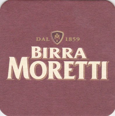 Suport de pahar / Biscuite BIRRA MORETTI foto