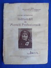 L.GENIN - CATRE INFIRMIERE * INDRUMARI DE MORALA PROFESIONALA - BUCURESTI - 1941 foto