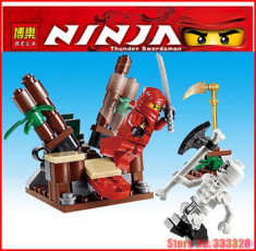 Joc constructie tip LEGO Ninjago - 72 piese - Bela Ninja 9727 foto