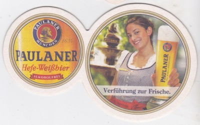 Suport de pahar / Biscuite PAULANER foto