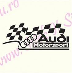 Audi Motorsport_Sticker Auto_TuningCod: CSTA-826 Dim.: 20 cm. x 7.8 cm. foto