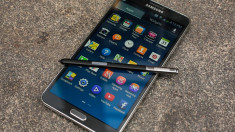 Samsung Galaxy Note3 + CADOU toc flip cover Samsung original roz foto
