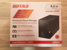 Hard Buffalo LS220D0602-EU 6TB HDD LinkStation 220 2 Bay Desktop NAS, noi foto
