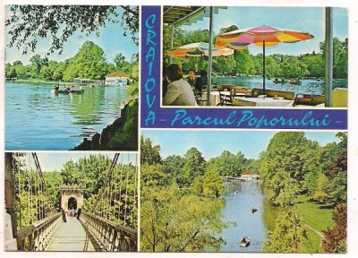 % carte postala (marca fixa) -CRAIOVA -Parcul Poporului foto