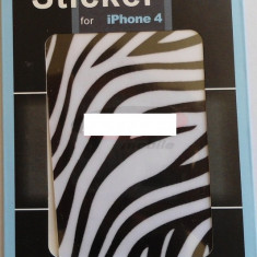 Folie protectie display 3D Zebra Apple iPhone 4 / 4S