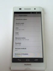 Huawei Ascend P6 U06 QUAD-Core 1.5Ghz 8GB 2GB RAM ALB NOU Nefolosit foto