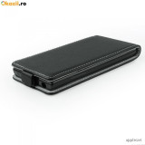 Husa Lenovo A319 Flip Case Inchidere Magnetica Black, Piele Ecologica, Toc, Cu clapeta