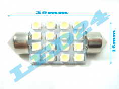 LED-URI AUTO BEC LED - C5W C10W SOFIT FESTOON 16 SMD foto