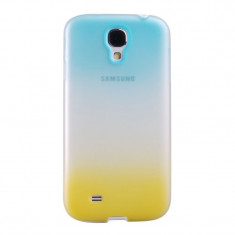 Husa silicon semitransparenta in 3 nuante Samsung Galaxy S4 i9500 + folie ecran