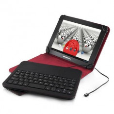 Husa cu tastatura MicroUSB tablete 7-8 inch Modecom MC-TKC08 foto