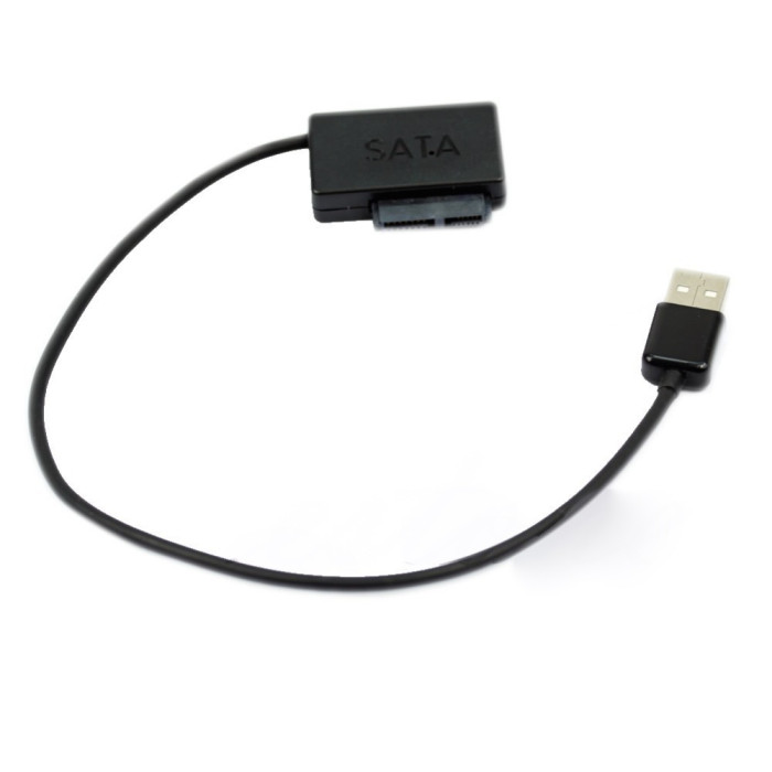 Adaptor USB 2.0 la 7+6 13Pin SATA Slimline Laptop CD DVD Rom Drive