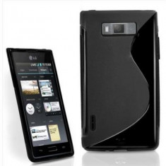Husa silicon LG L7 P700 GT S-Case neagra foto