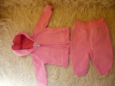 Costum hamorac si pantaloni C&amp;amp;A Baby Club, fetite, marime 62, stare excelenta foto