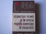 C-tin Ionescu Tiu- Geometrie plana si in spatiu pentru admiterea in facultate