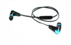 Casti sport Bluetooth model jaybird black-blue foto