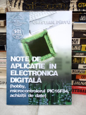 NOTE DE APLICATIE IN ELECTRONICA DIGITALA , CRISTIAN PARVU ,2007 foto