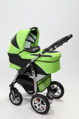 Carucior Q7 2 in 1 Green Black Baby-Merc foto