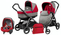 Carucior 3 in 1 Book Plus S Black Pop-Up Tulip Peg Perego foto