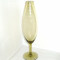 Vaza goblet cu picior, cristal olive H 31 cm - design Arthur Percy, Gullaskruf