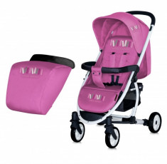 Carucior sport S-300 cu husa de picioare Rose and Black Lorelli foto