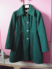 Palton verde/ pt.fetite foto