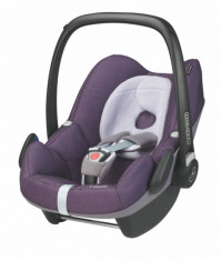 Cos auto Pebble + Baza auto FamilyFix Sparkling Grape Maxi Cosi foto