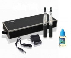 Kit 2 tigari electronice EGo-T CE4 - 900 mah+ 1 sticluta lichid GRATUIT foto