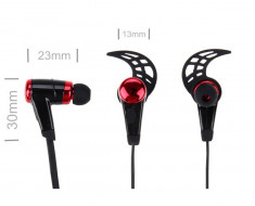 Casti sport Bluetooth model jaybird black-red foto