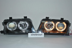 Set Faruri Angel Eyes Audi A4 Typ B5 Yr. 95-99 black Lichidare de Stoc! foto