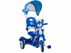 Tricicleta pentru copii Pilot Bear Blue Kiddo foto