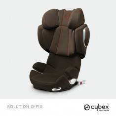 Scaun auto 15-36 kg cu Isofix Solution Q Fix Mahagony (Maro) Cybex foto