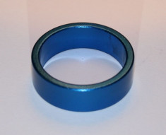 Spacer aluminiu 1cm - 28.6mm albastru foto