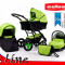 Carucior 3 in 1 S Line 29a (Verde cu Negru) Adbor