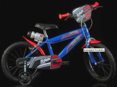 Bicicleta seria MTB 14 inch Albastru Dino Bikes foto