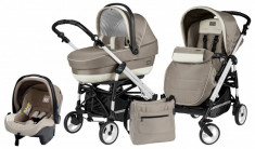 Carucior 3 in 1 Easy Drive Completo Avana Peg Perego foto