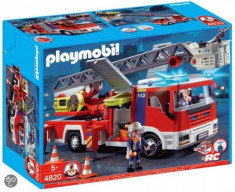 Masina de pompieri cu scara Playmobil foto