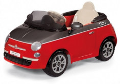 Masinuta 6 V Fiat 500 Red / Grey Peg Perego foto