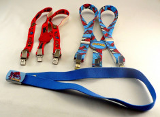 Set bretele elastice si curea Spider Man - pentru copii foto
