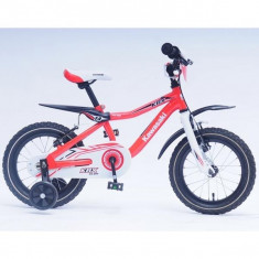 Bicicleta copii Kawasaki KBX 14 inch Red Ironway foto