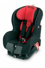 Scaun auto 9-18 kg cu isofix Exo Basic P76 (Negru cu Rosu) Jane foto