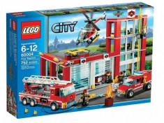Statia de pompieri 60004 City Lego foto