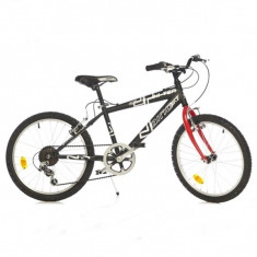 Bicicleta MTB 20 inch Negru Dino Bikes foto