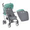 Carucior sport S-200 cu husa de picioare Grey and Green Lorelli