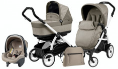 Carucior 3 in 1 Book Plus 51 Black and White Pop-Up Cream Peg Perego foto